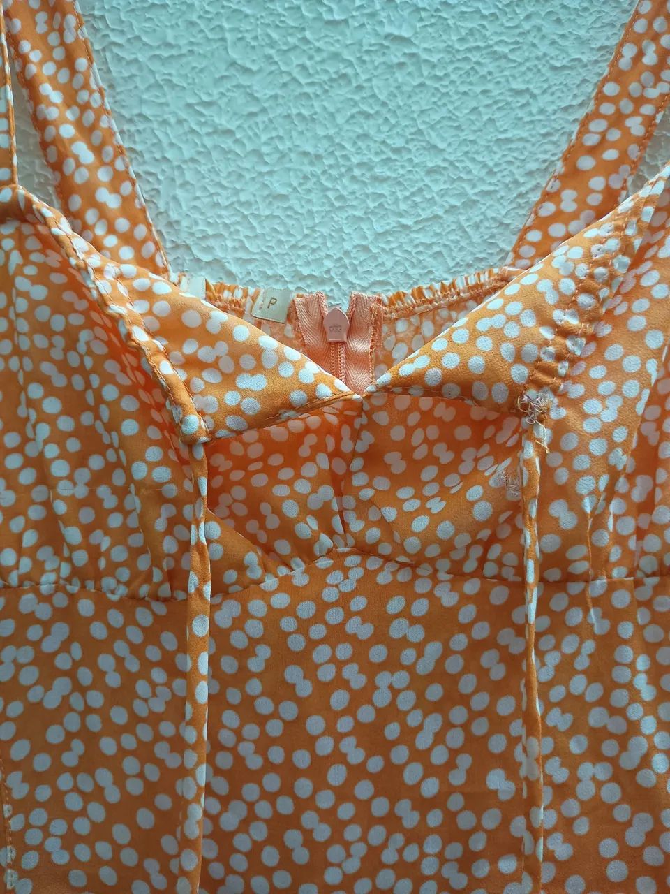 Vestido Floral Laranja romântico  - Foto 3