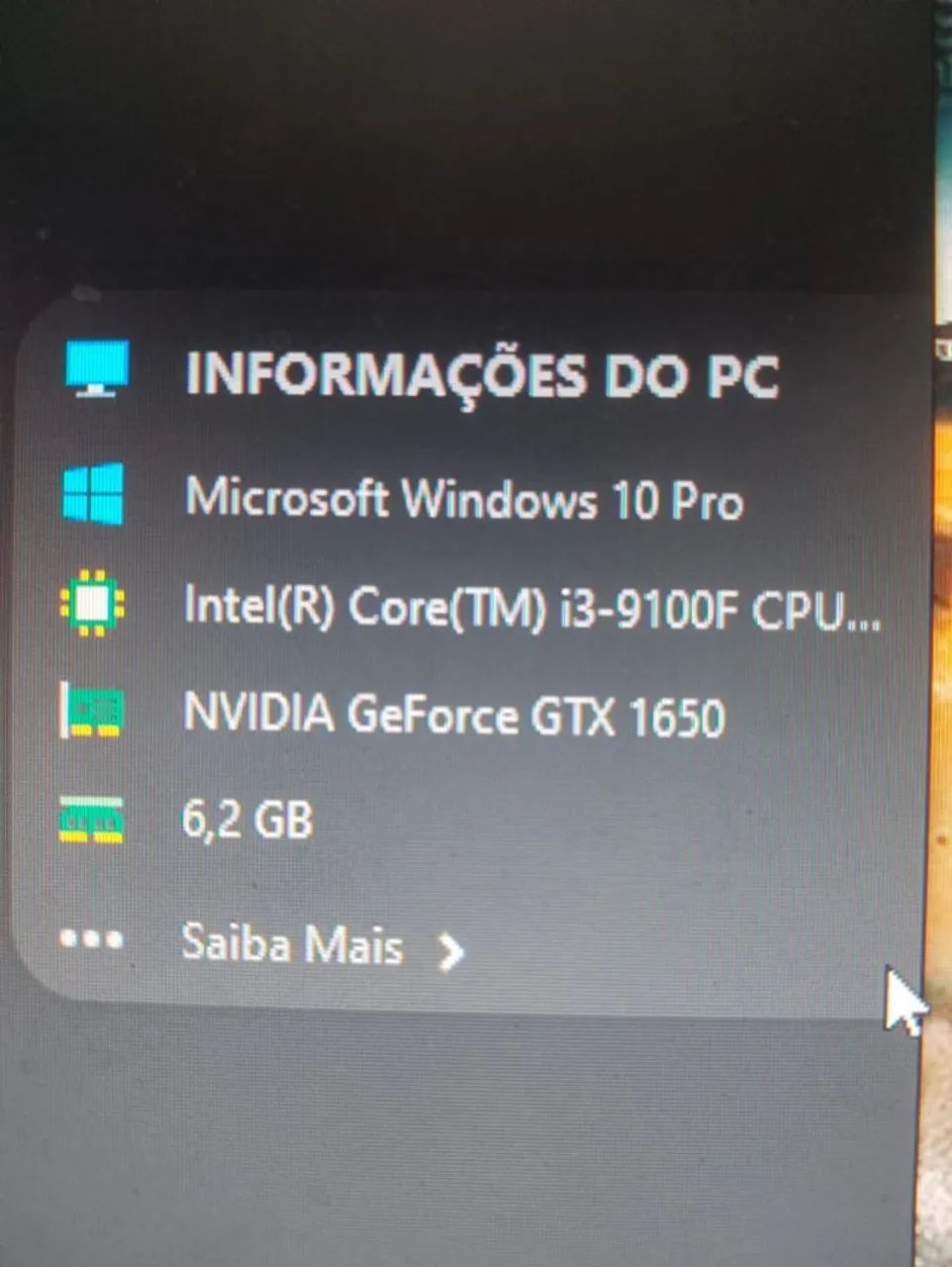 PC i3 9100F - Foto 2
