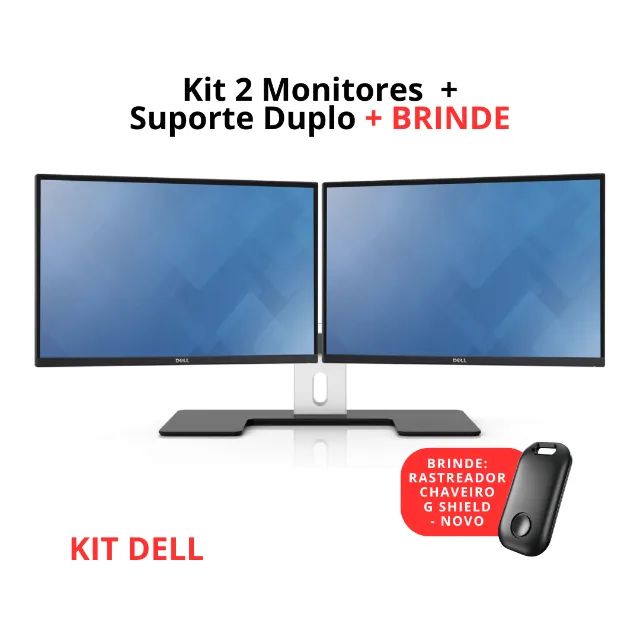 Kit 2 Monitores Dell P2317H + Suporte Duplo Dell MDS14A - Excelente Estado + BRINDE