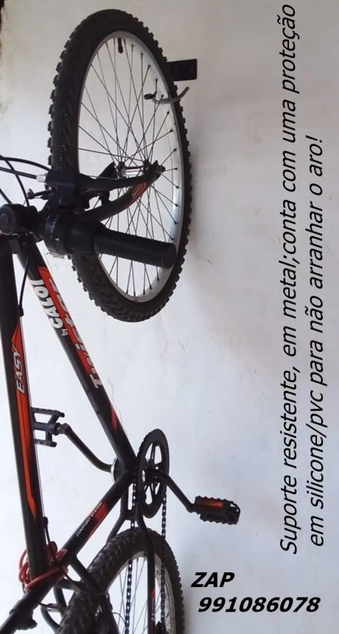 Suporte Vertical Para Bikes Novo - Foto 3