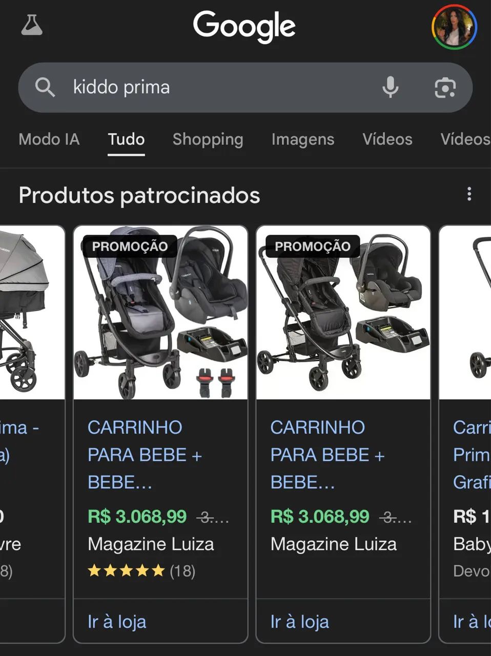 Carrinho Completo - KIDDO Prima (azul)65578368701827121
