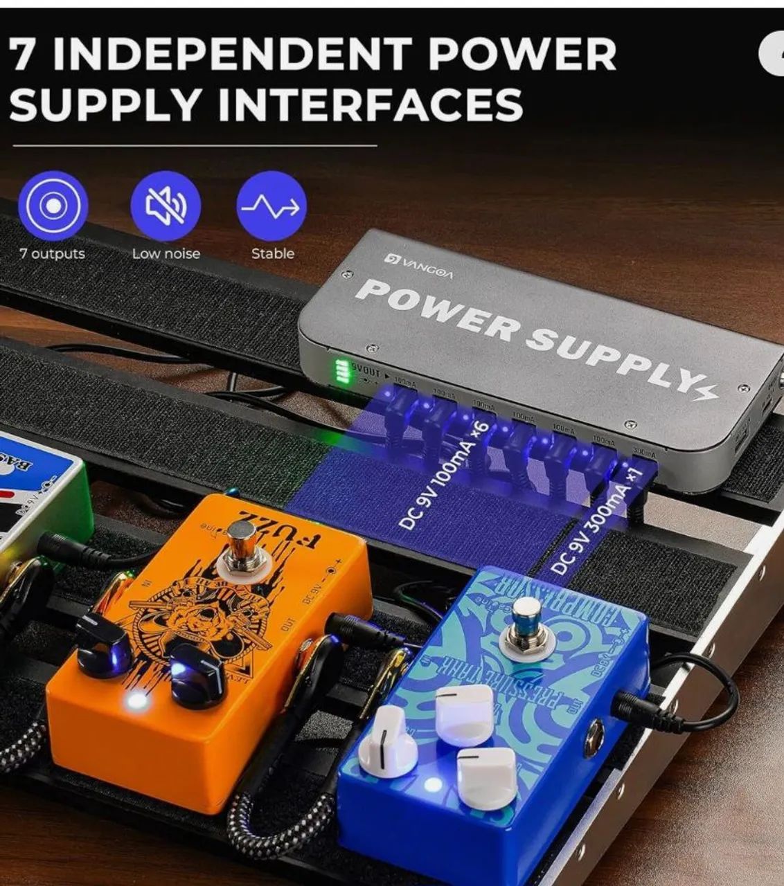 Fonte Power Suply para 7 pedais - Foto 5