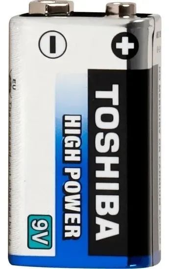 Pilha Toshiba 6LR61/9V Retangular - 1 unidade - Foto 5