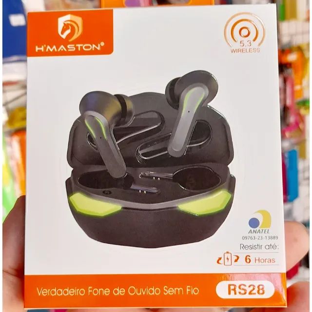Fone De ouvido Sem Fio / Bluetooth H'maston-RS28