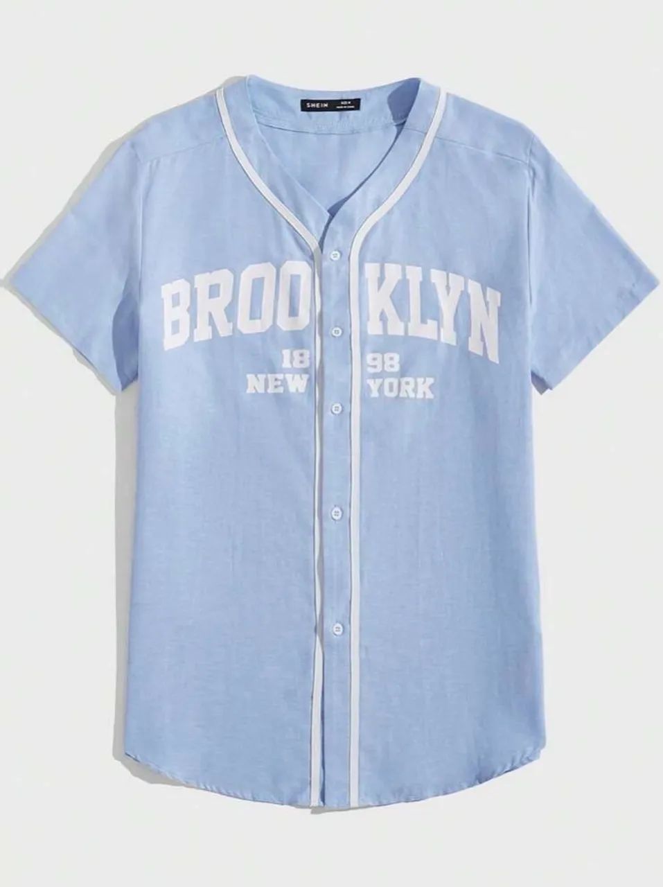 Camiseta de Beisebol Brooklyn Azul