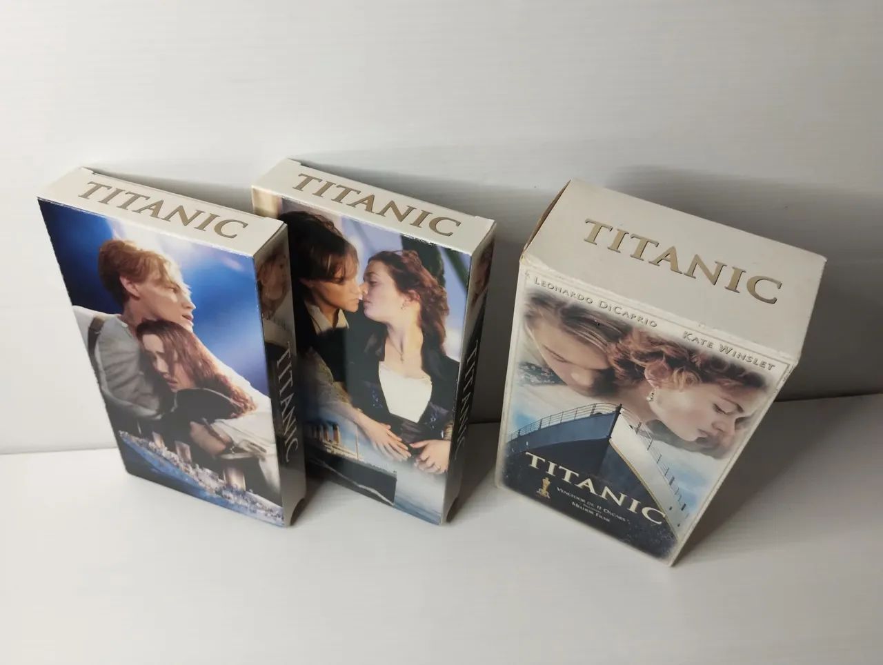 Fita VHS Dupla - Filme Titanic (Original Fox 1997) Leo DiCaprio  - Foto 2