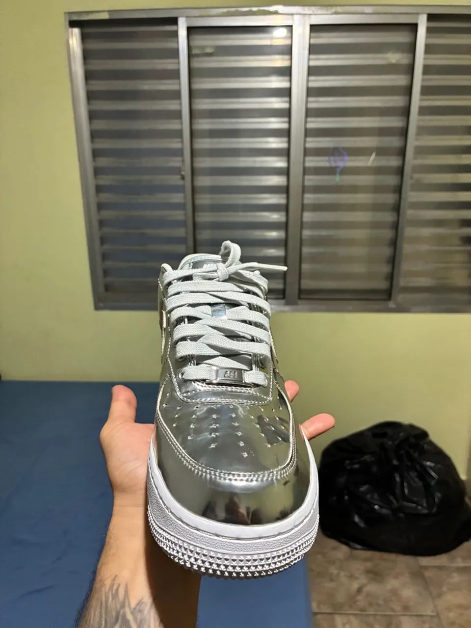 Nike Air Force 1Prata - Foto 4