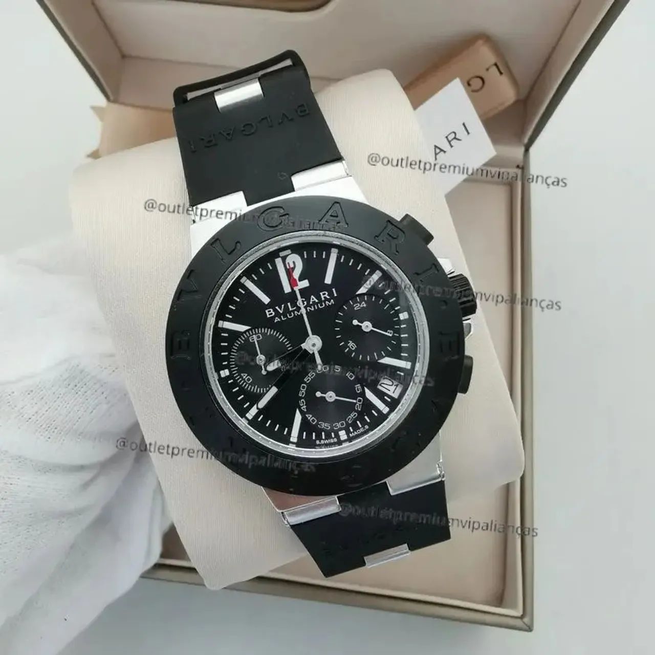 Relogio bvlgari aluminium  - Foto 2