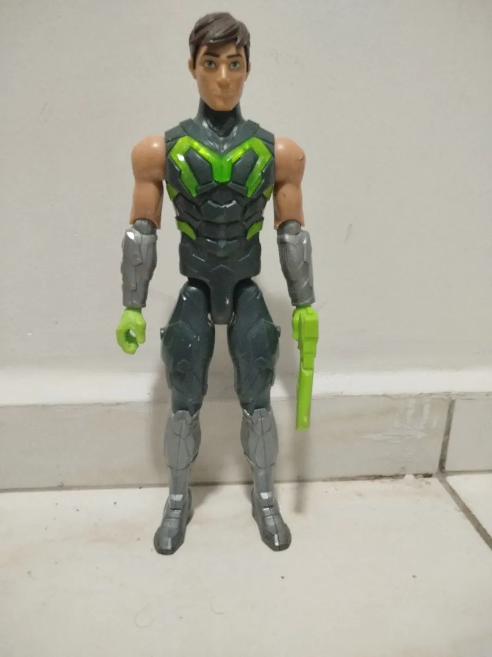 Boneco Max steel super lançador usado