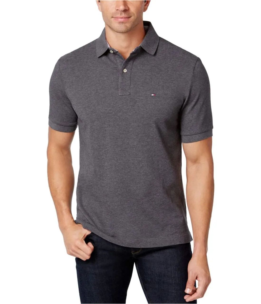 Camisa Tommy Hilfiger cinza 