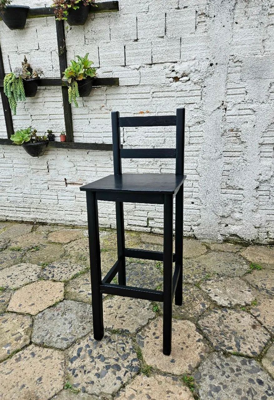 ? Banqueta Alta com Encosto - Foto 3