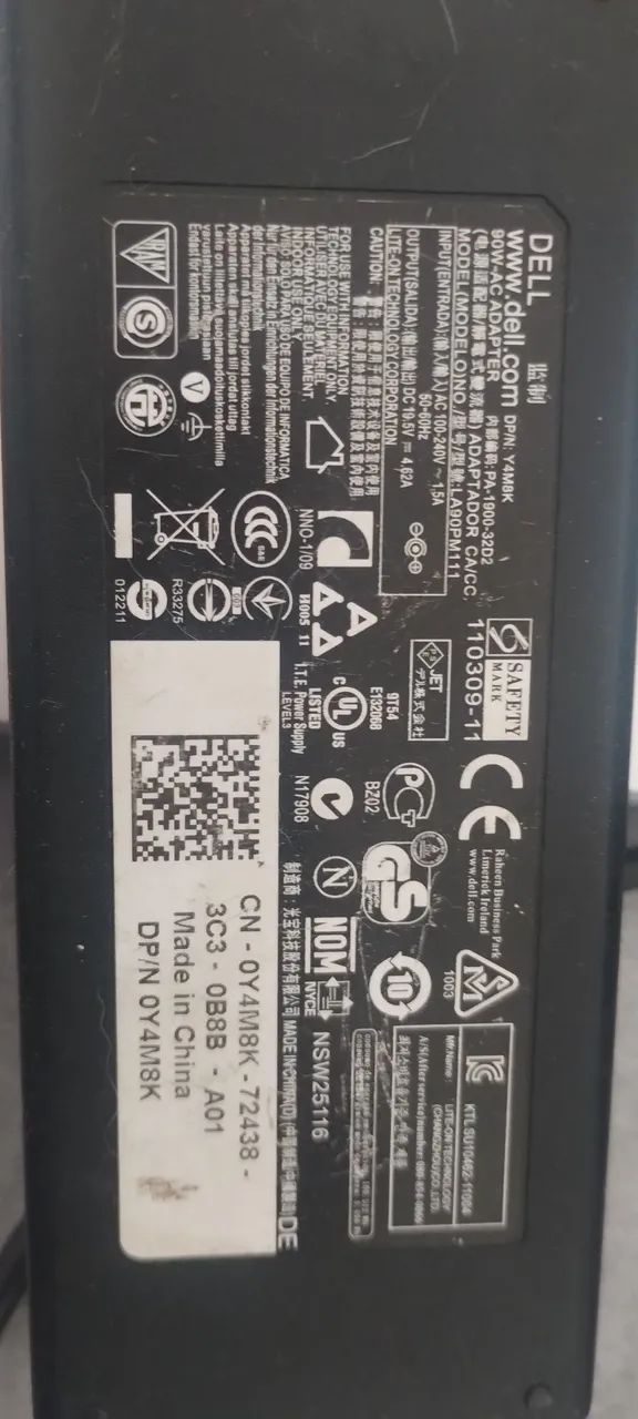 Fonte Dell 90W - Y4M8K