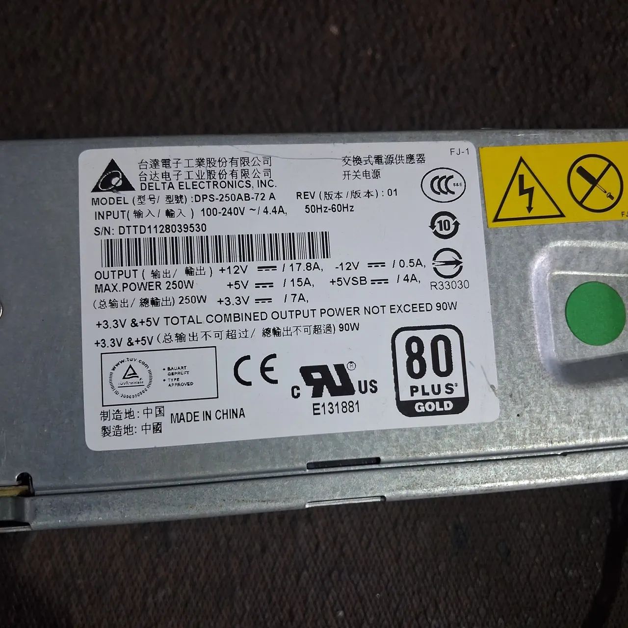 Fonte slim 250w 80plus 24pinos 2 sata - Foto 2