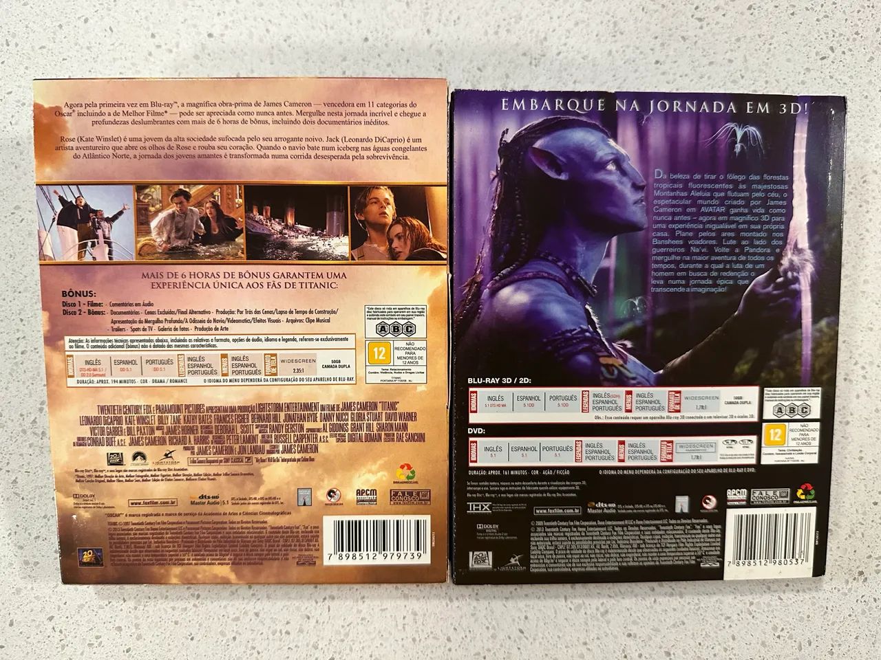 2 Épicos de James Cameron: Titanic (Blu-ray Duplo) + Avatar (Edição 3D)! - Foto 2