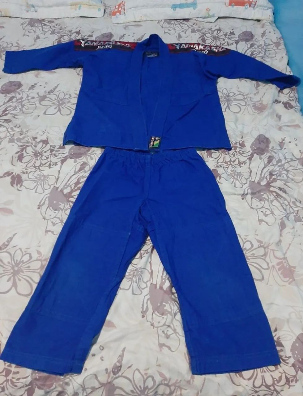 Kimono de Judô Azul YamaRashi - Foto 2