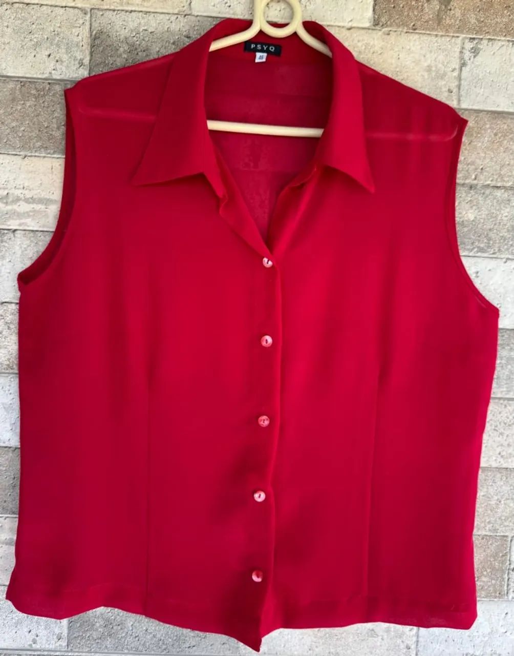 blusa psyq vermelha 46