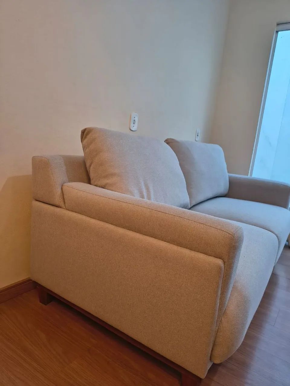 Sofá 3 lugares de linho - Foto 3