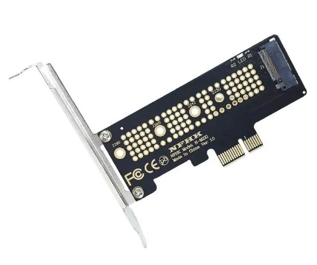 Adaptador de SSD M2 NVME Pci-Express x1 para Pcs e Desktops
