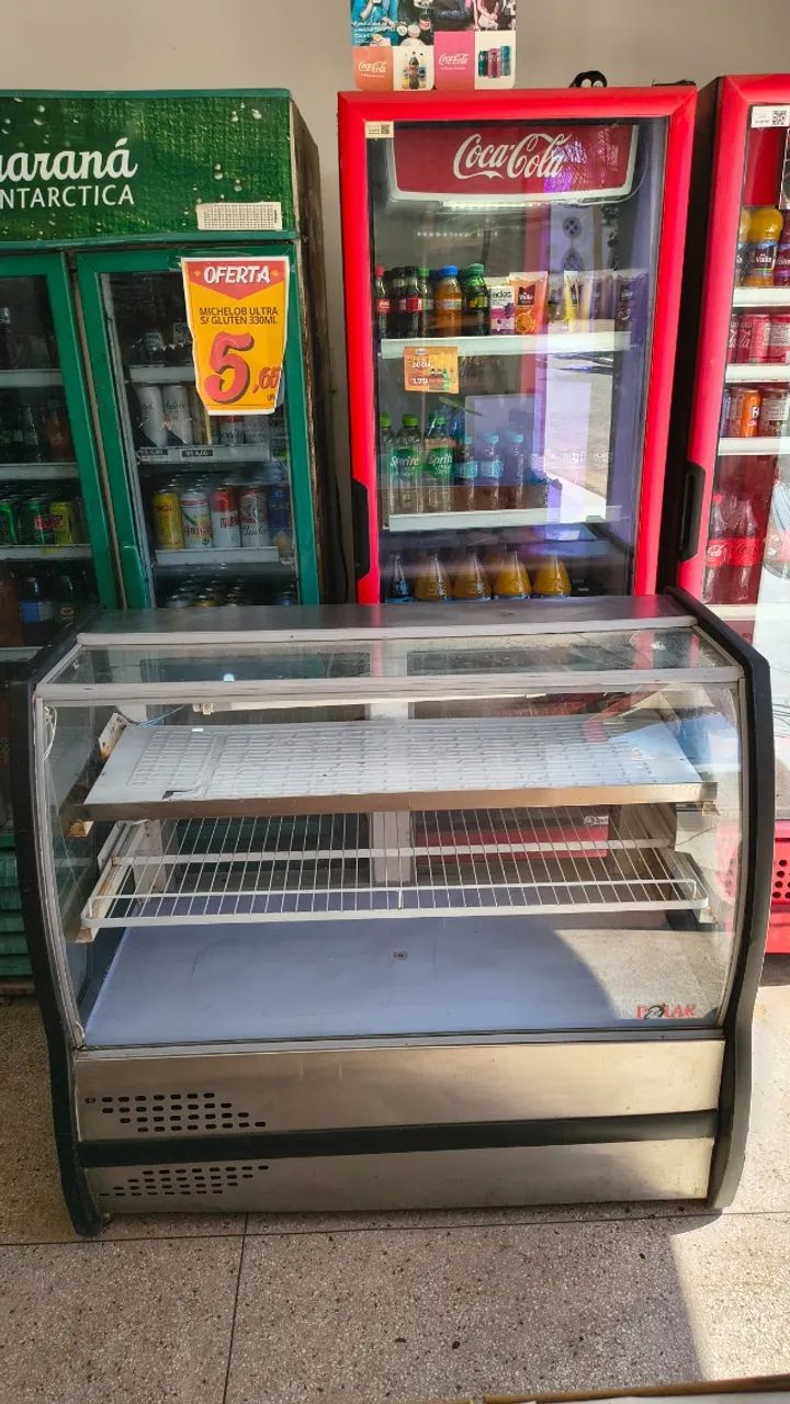 Balcão refrigerado Aço inoxidável Polar