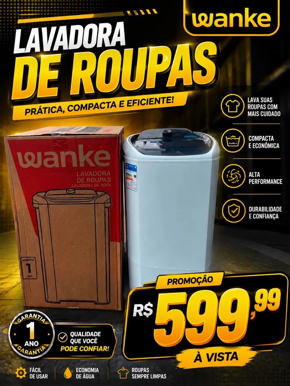 TANQUINHO DE LAVAR ROUPA 10KG ?
