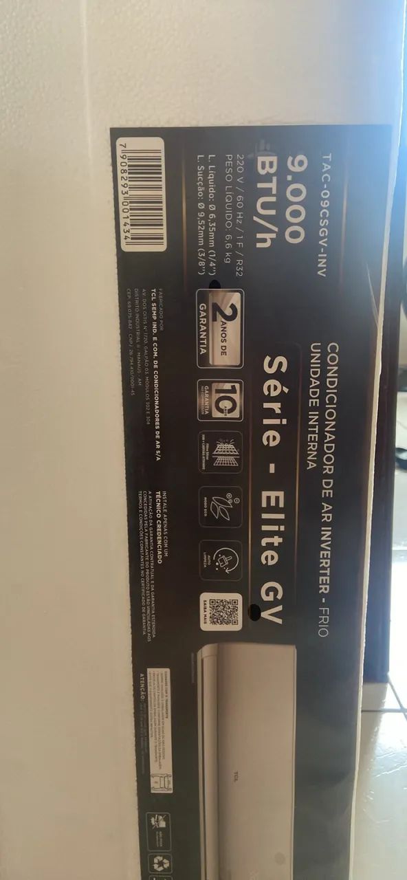 Ar condicionado TCL inverter 9000 btu/h - Foto 4