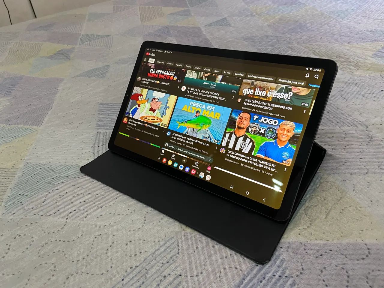 Samsung Galaxy Tab S6 Lite + S Pen + Capa + Caixa  - Foto 4