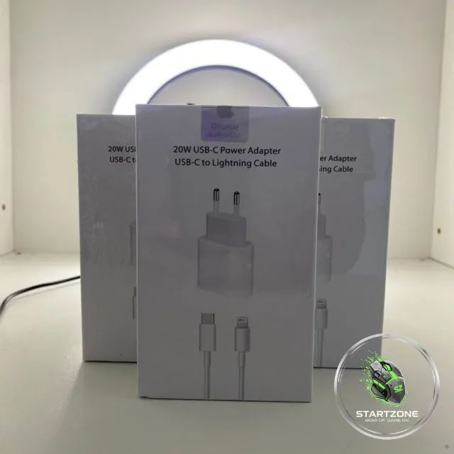 Carregador iPhone Cabo + Fonte (Lacrado)