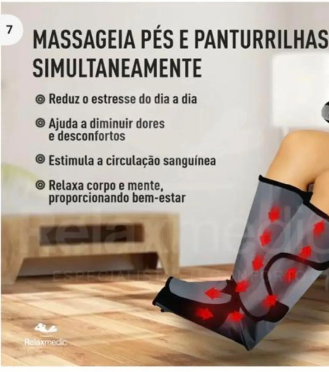 Massageador Bota de pressão de ar - Foto 2