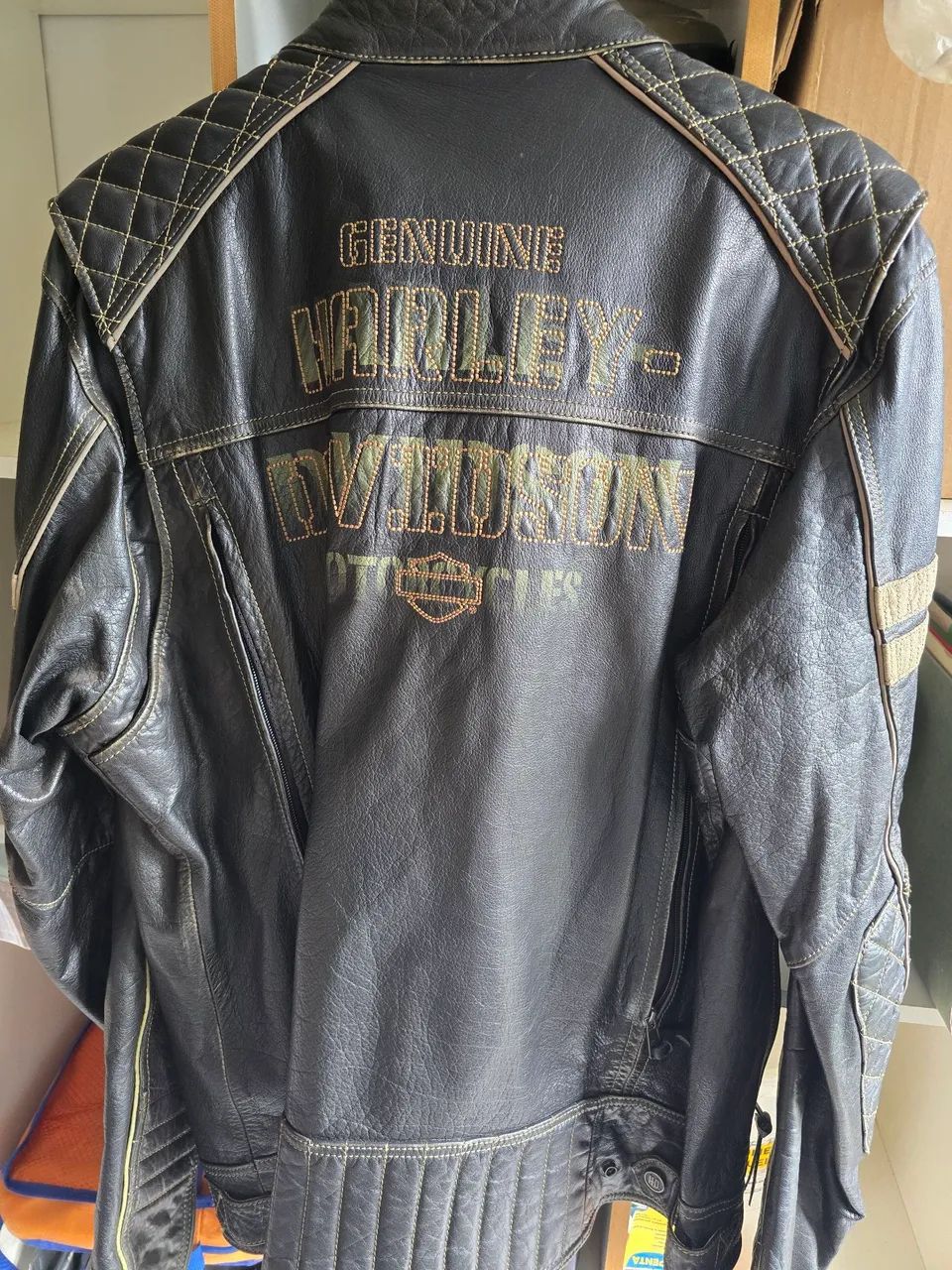 Jaqueta couro legitimo Harley Davidson XL - Foto 2