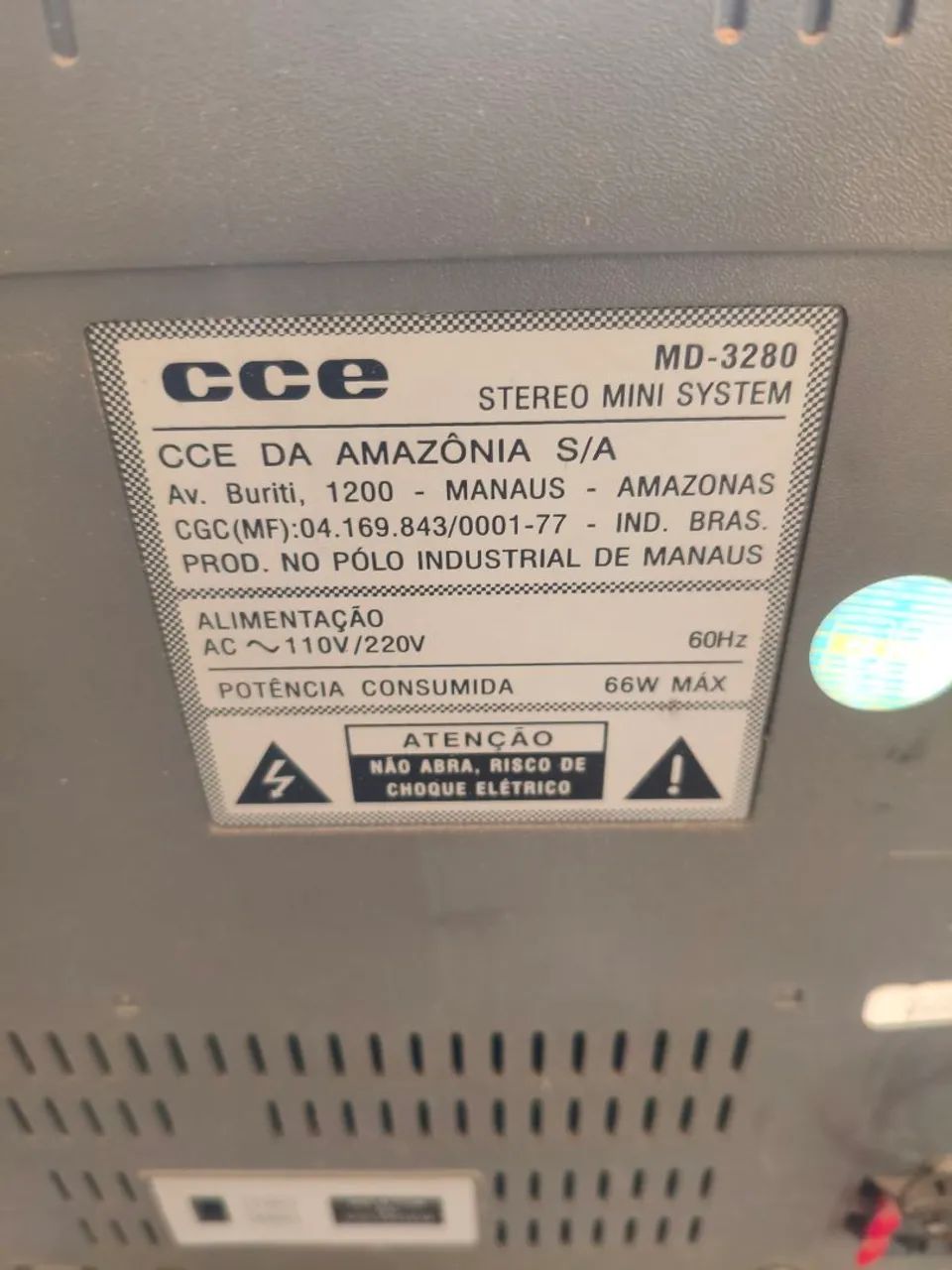 Aparelho de som CCE MD3280 - Foto 2