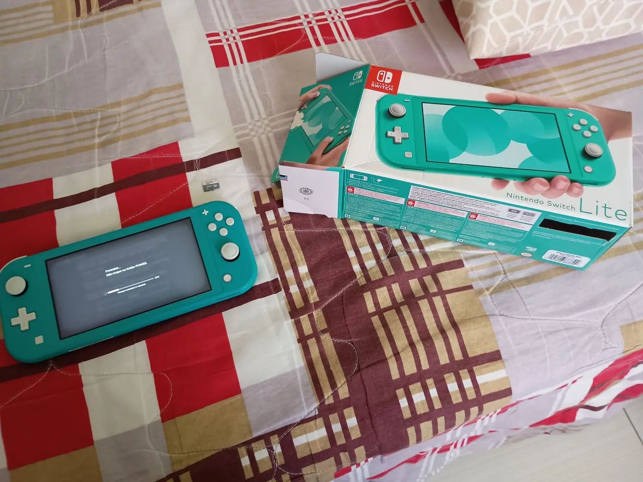 Nintendo Switch Lite azul turquesa bloqueado - Foto 4
