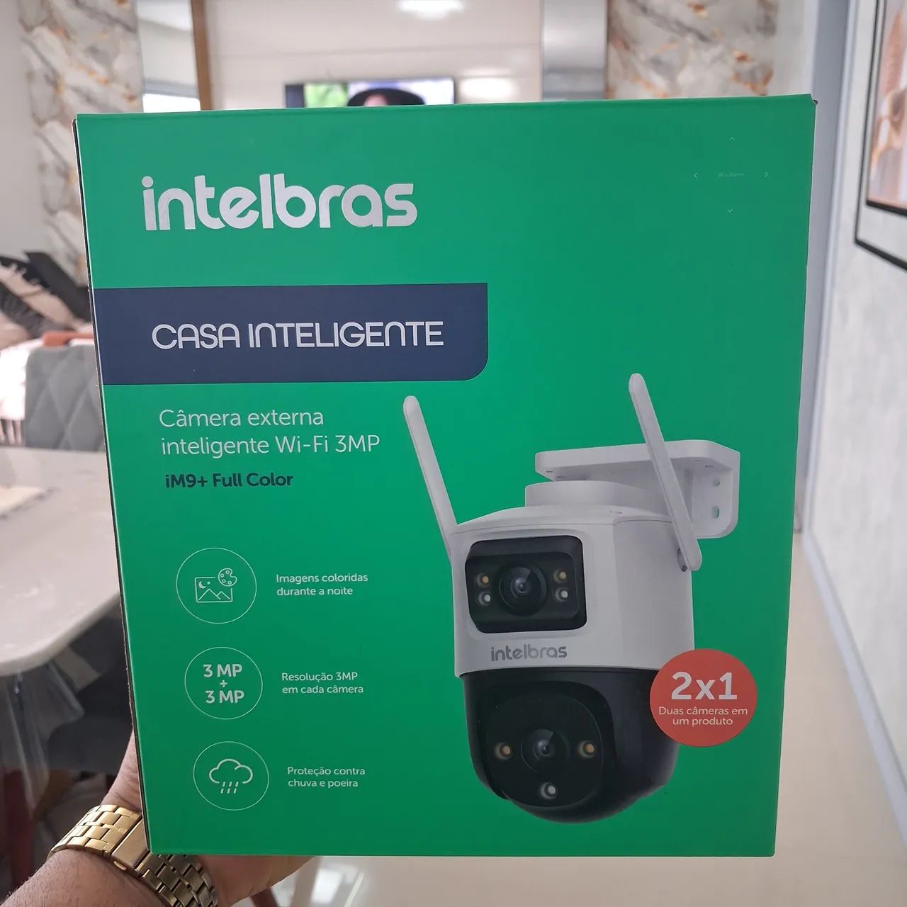 Câmera  intelbras  im9 2x1  - Foto 2