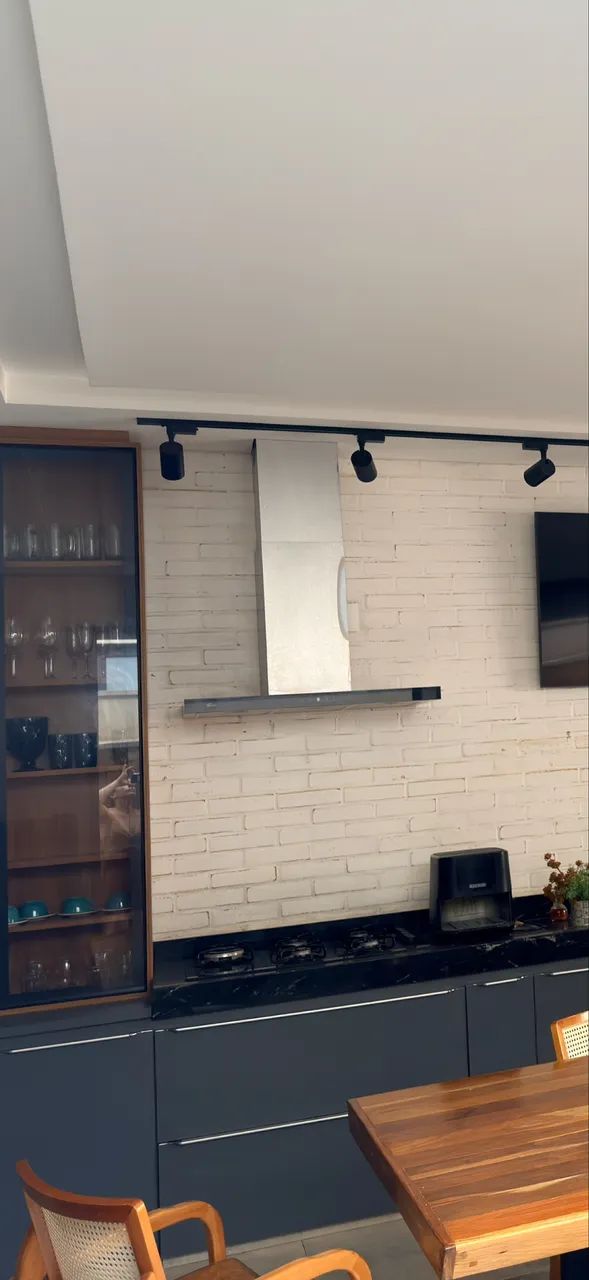 Coifa de parede Fischer Infinity Touch screen preta - Foto 2
