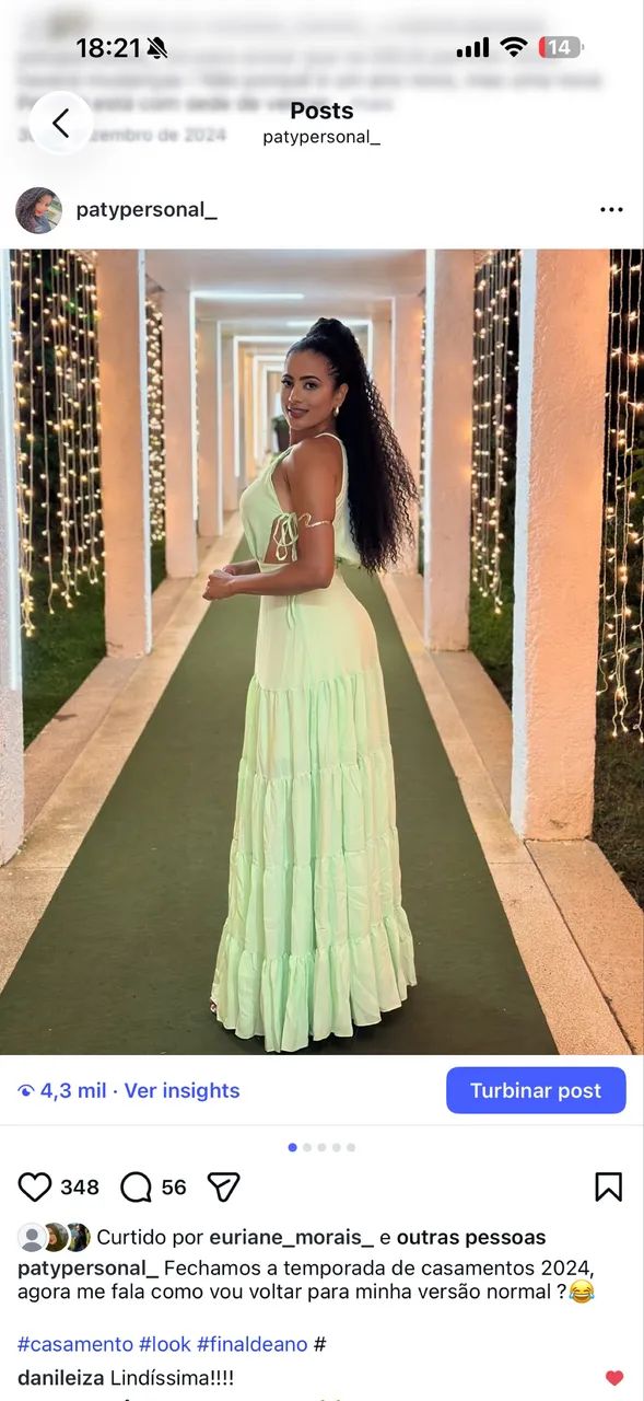 Vestido casamento verde menta  - Foto 3