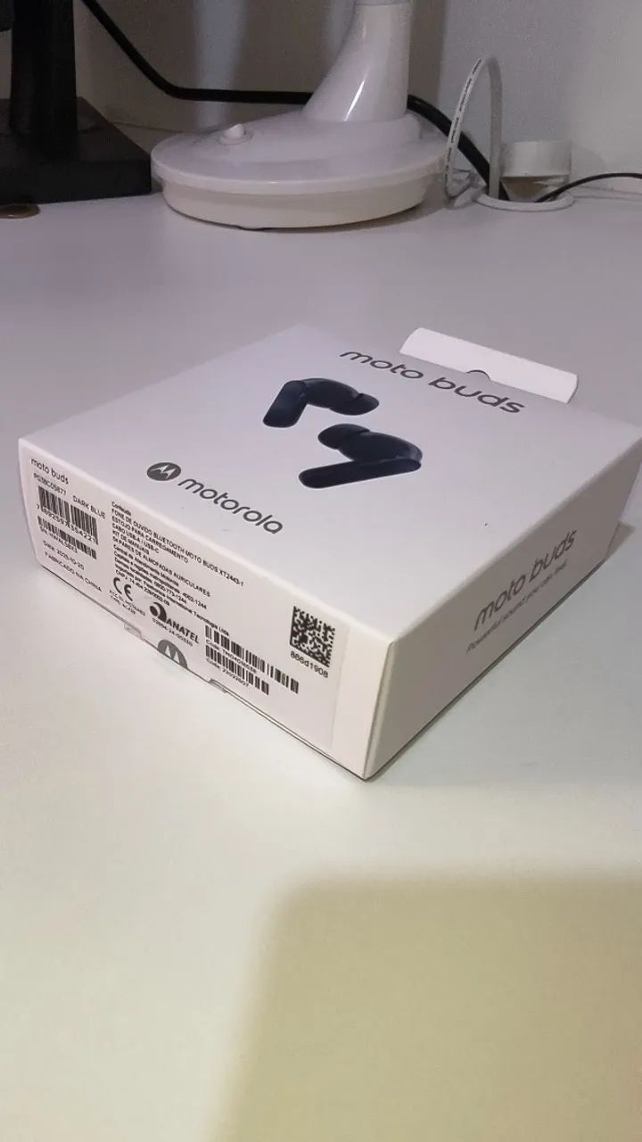 Fone De Ouvido Sem Fio Bluetooth Motorola Moto Buds Motorola Cor Dark Blue - Foto 6