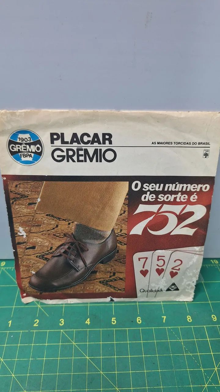 Vinil Placar Compacto Simples Álbum Hino grêmio  - Foto 2