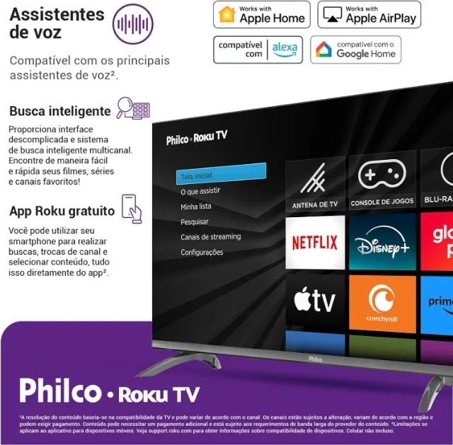 Smart TV Philco 32" | NOVA | 1 Ano Garantia - Foto 4