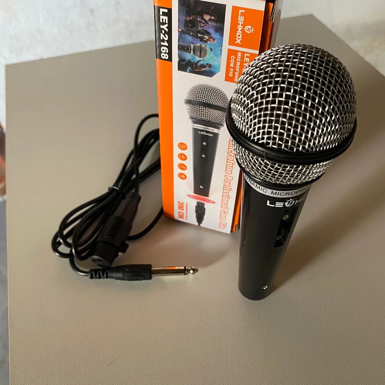 MICROFONE COM FIO LEHMOX - Foto 2