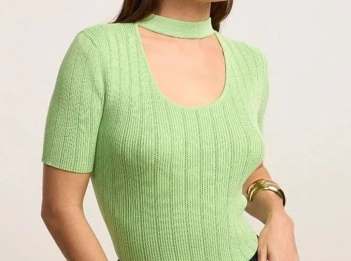 Blusa verde cortelle 