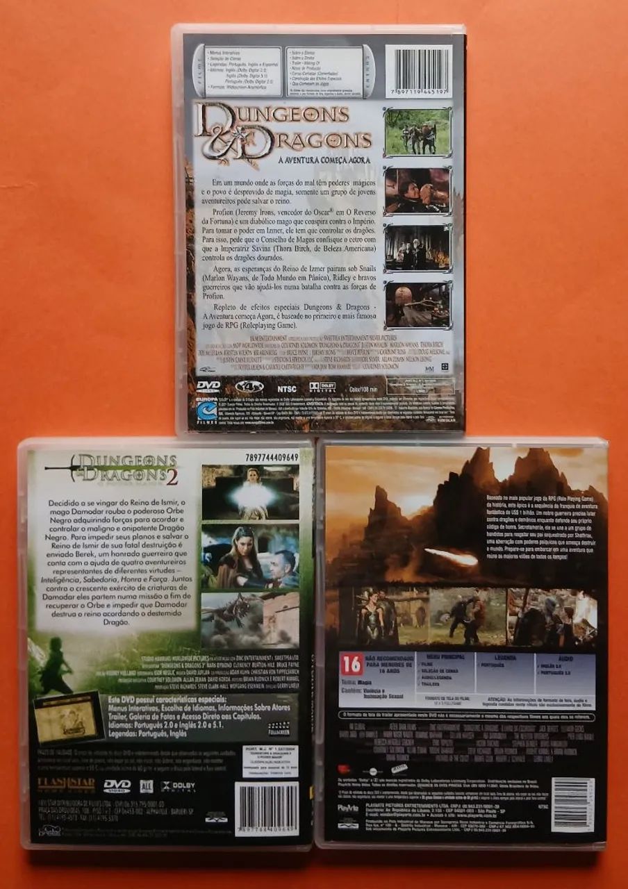 Dvd Trilogia Dungeons e Dragons  - Foto 2
