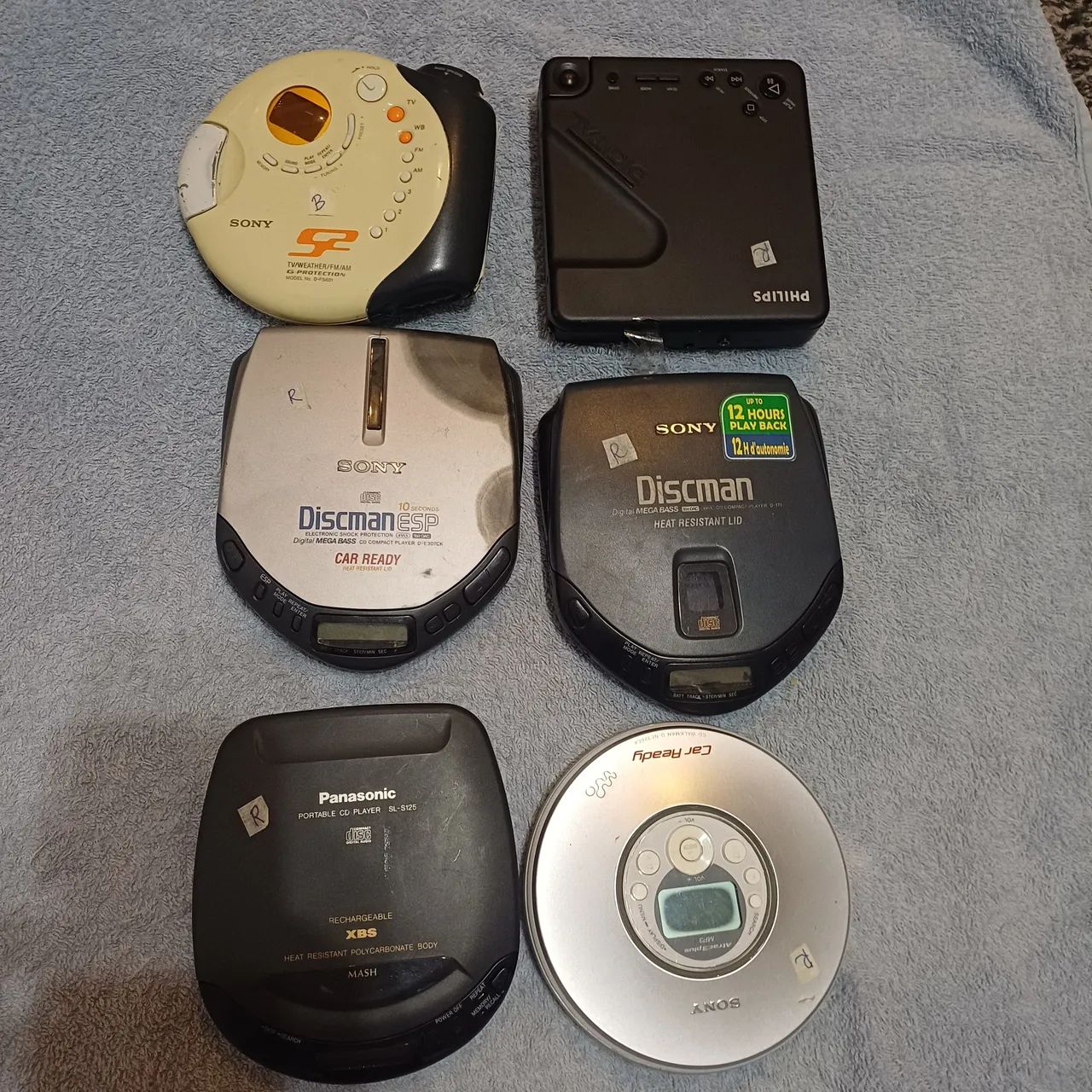 Discman Sony e Philips 