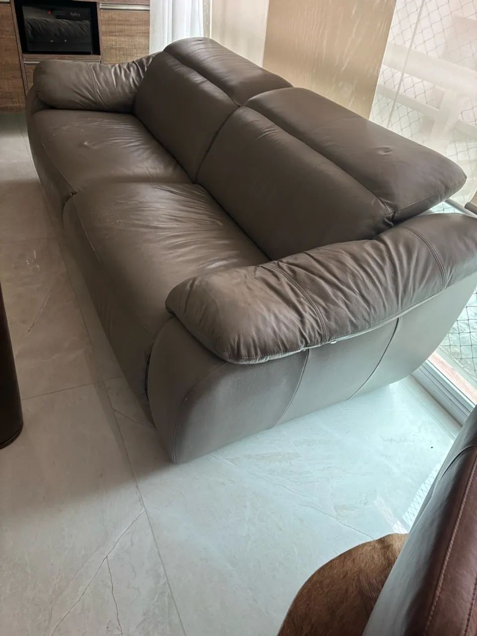 Sofa em couro retrátil eletrico - Foto 4