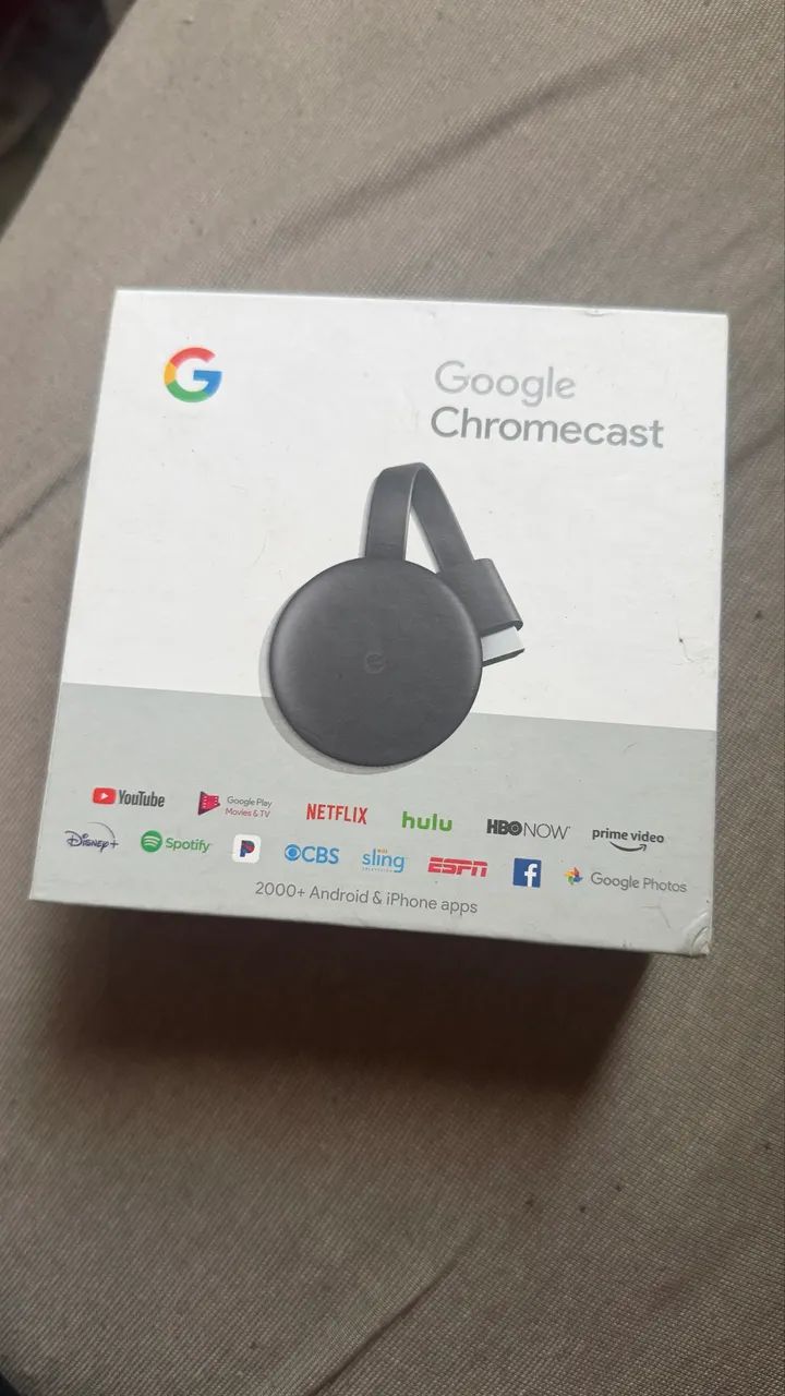 Chrome cast "deixe sua tv smart "