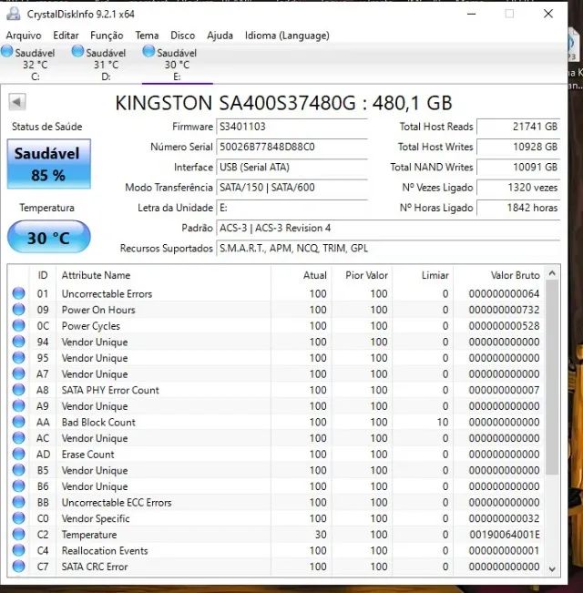 SSD Kingston 480GB - Foto 5