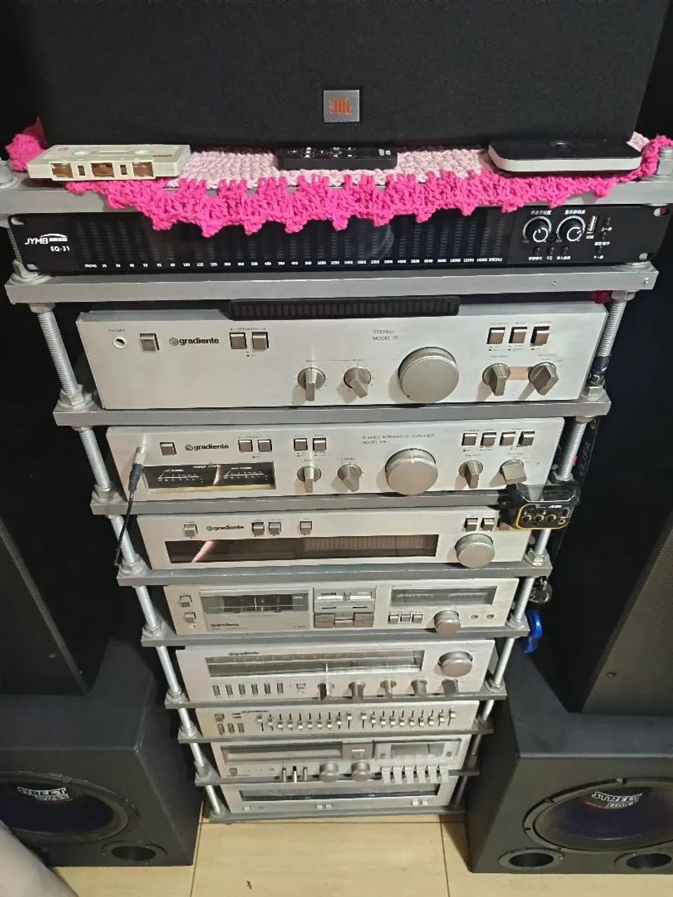 Conjunto de som gradiente e jbl - Foto 2