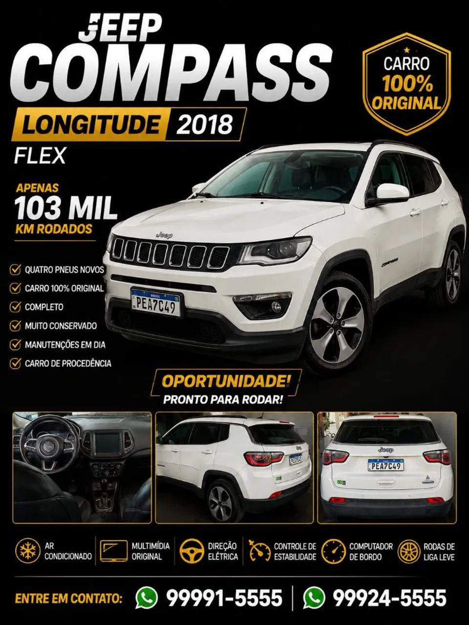 Jeep Compass Longitude 2.0 4X2 Flex 16V Aut. 2018