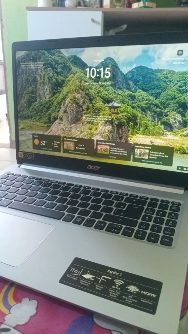 Vendo notbook acer 