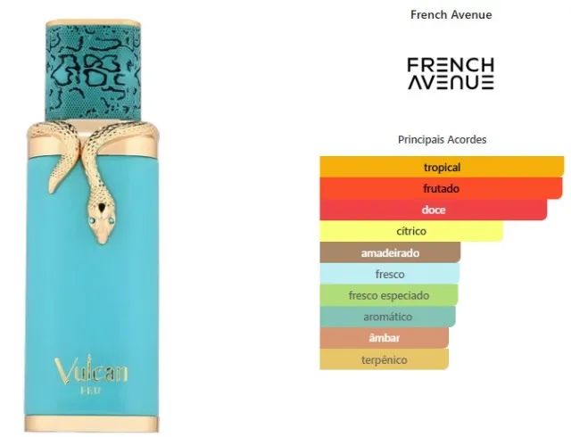 Perfume French Avenue Vulcan Feu Eau de Parfum 100ml - Foto 4