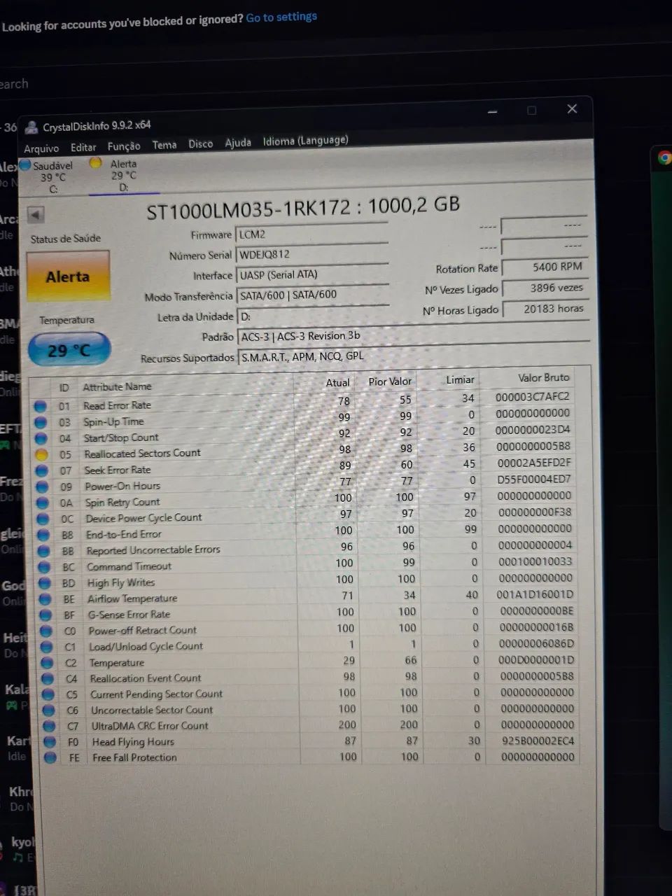HD 1TB NOTEBOOK SEAGATE - Foto 3