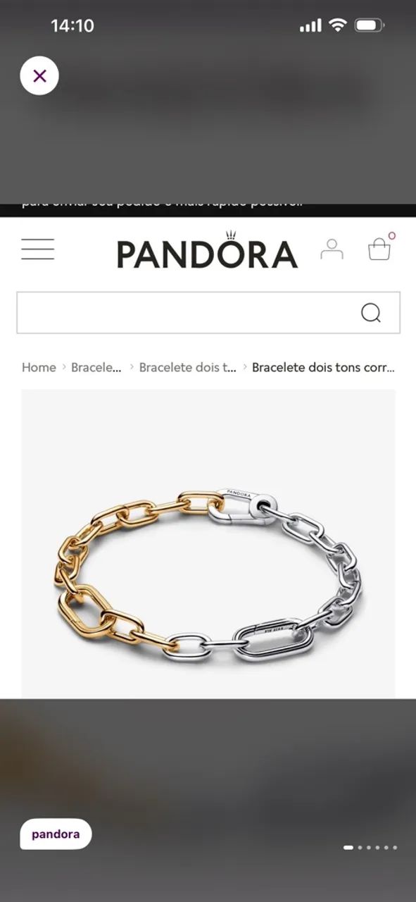 Pulseira Pandora original 